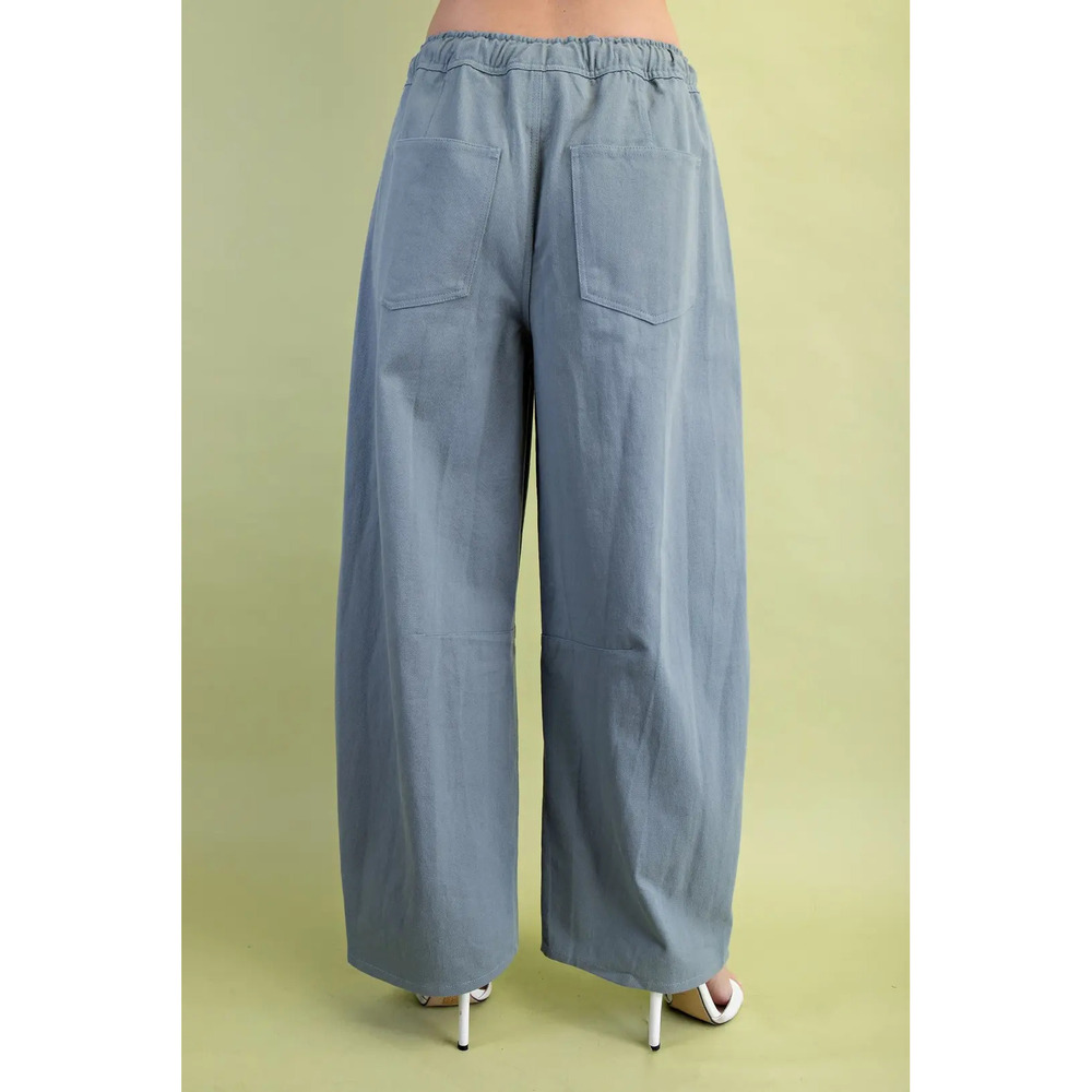 TG1727 B GiGio Mid-Rise Barrel Pants with a Drawstring Waist Various Sizes - Picture 5 of 5